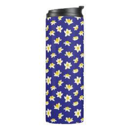Gele narcissen lente modern. thermosbeker