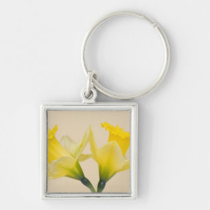 Gele narcissen sleutelhanger