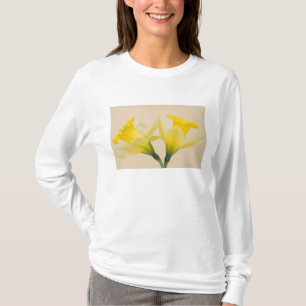 Gele narcissen t-shirt