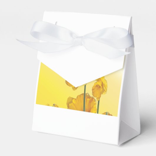 Gele Narcissus Narcis Fab Bloem Bloemstuk Bedankdoosjes (Voorkant Zijde)