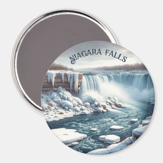Gelé Niagara Falls Magnet (Recto/Verso)