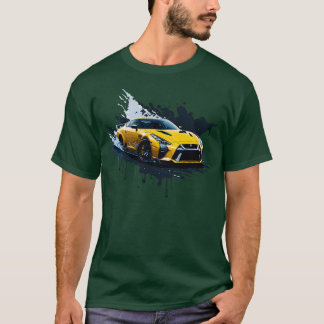Gele nissan gtr r35 t-shirt
