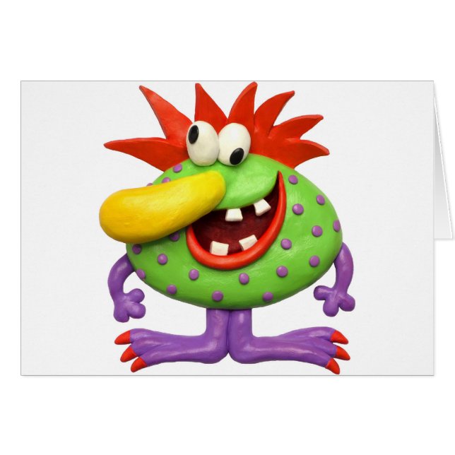 Gele Nose Monster (Voorkant Horizontaal)