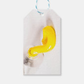 Gele olieverf cadeaulabel (Voorkant)