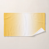 Gele ombre gradiënt kleurenhanddoekset bad handdoek (Handdoek)