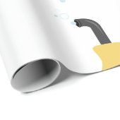 Gele onderzeeboot cadeaupapier (Rol Hoek)