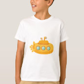 Gele onderzeeboot t-shirt (Voorkant)
