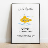 Gele onderzeeërs Birthday WelkomstPoster Poster