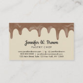 Gele ontbijtcatering cateringpapetak visitekaartje (Achterkant)