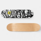 Gele oog skateboard (Horizontaal)