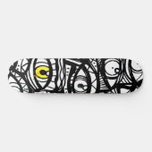 Gele oog skateboard (Horizontaal)