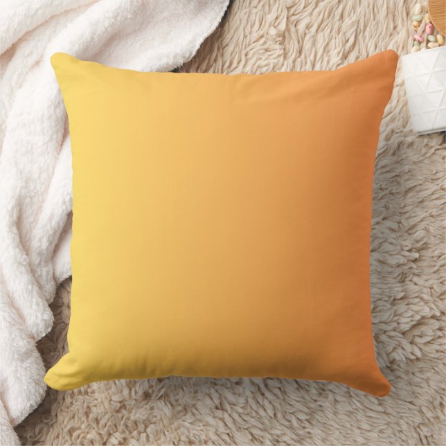 Gele Oranje tinten Kussen (Deken)