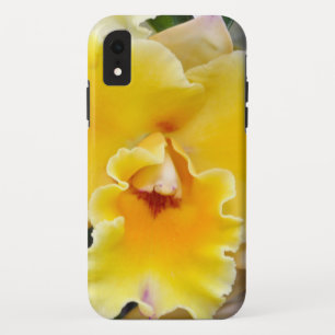 Gele orchidee iPhone XR hoesje