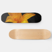 Gele Orchidee Skateboard (Horizontaal)