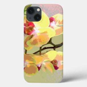 Gele orchideeën in de middagzon iPhone 13 hoesje