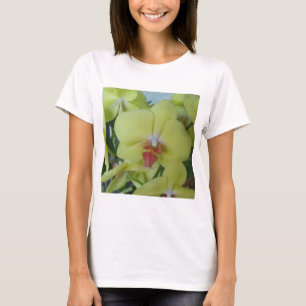 Gele orchideeën t-shirt