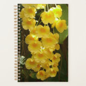 Gele Orchids Tropische Bloemen Planner (Voorkant)