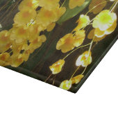 Gele Orchids Tropische Bloemen Snijplank (Hoek)