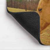 Gele paarden, lenteskonijn muismat (Hoek)