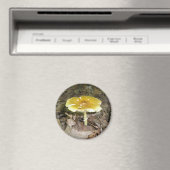 Gele paddenstoelmagneet magneet (Insitu (Vaatwasser))
