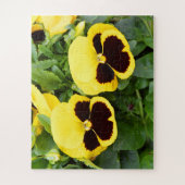 Gele panserbloemen legpuzzel (Verticaal)