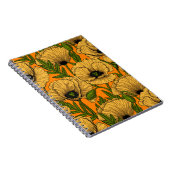 Gele papaver notitieboek (Rechterzijde)