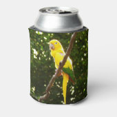 Gele papegaai blikjeskoeler (Blikje Achterkant)