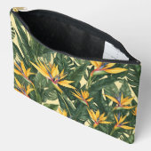 Gele Paradijsvogel bloempatroon Etui (Open)