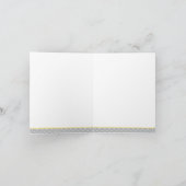 Gele paraplu briefkaarten (Binnen)