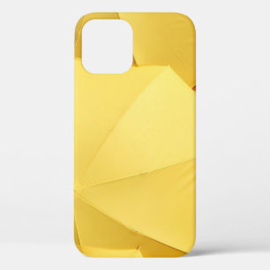 Gele paraplu iPhone 12 hoesje