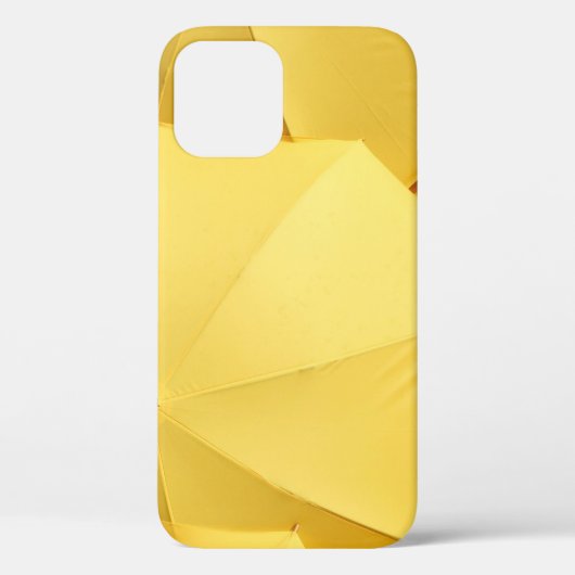 Gele paraplu Case-Mate iPhone case (Achterkant)