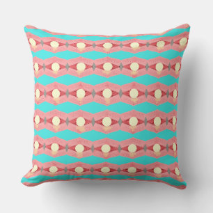 Gele Parel in Roze Shell Kussen