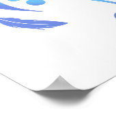 Gele parkiet poster (Hoek)