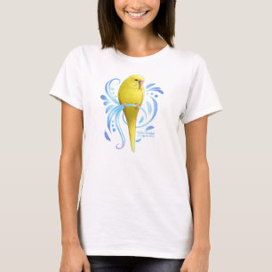 Gele parkiet t-shirt
