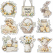 Gele Pasen Set 1 Sticker (Voorkant)