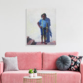 Gele paus 2014 canvas afdruk (Insitu (Woonkamer))