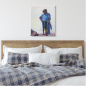 Gele paus 2014 canvas afdruk (Insitu (Slaapkamer))