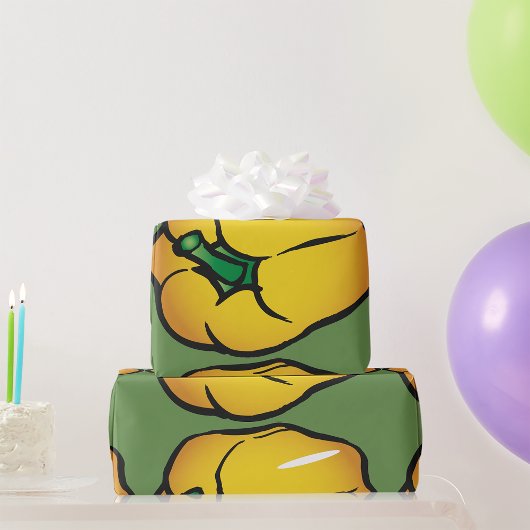 Gele Peper Inpakpapier