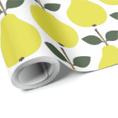 Gele peren cadeaupapier (Rol Hoek)