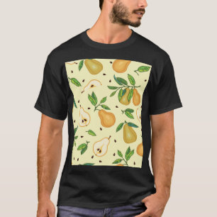 Gele perenvruchten: illustratie. t-shirt