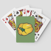 Gele perspleerkaarten pokerkaarten (Achterkant)