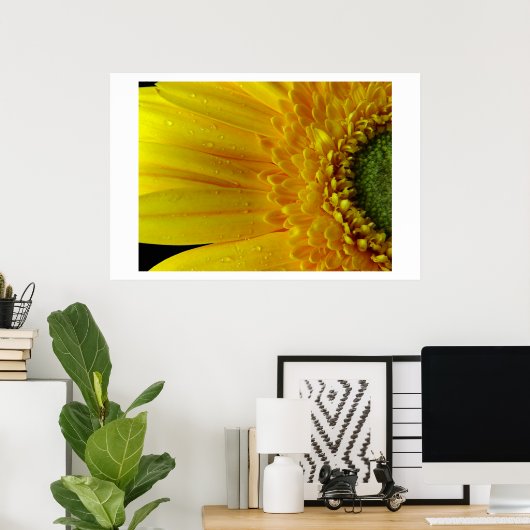 Gele Petals Poster (Thuiskantoor)