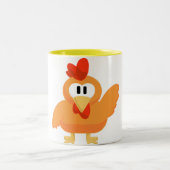 Gele Pijl-Mok Tweekleurige Koffiemok (Center)