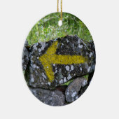 Gele pijl op Fence Ornament (Rechts)