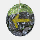 Gele pijl op Fence Ornament (Links)