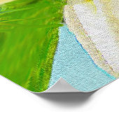 gele plumerie poster (Hoek)