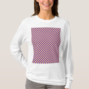 Gele poka dots met Paarse achtergrond STaylor T-shirt