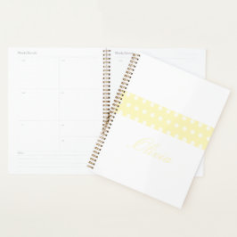 Gele Poka Stippen Planner