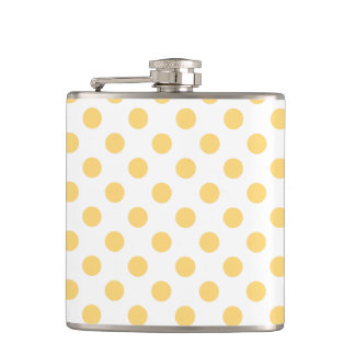 Gele polkadots heupfles