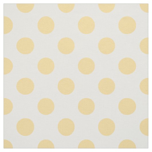 Gele polkadots stof (Swatch)
